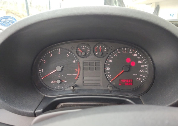 Audi A3 cena 4999 przebieg: 404637, rok produkcji 1999 z Serock małe 436